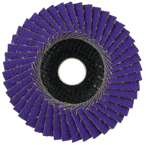METALYNX MAX CERAMIC 115 ABRASIVE FLAP DISC, CONICAL 22.23 ZR40 x 10