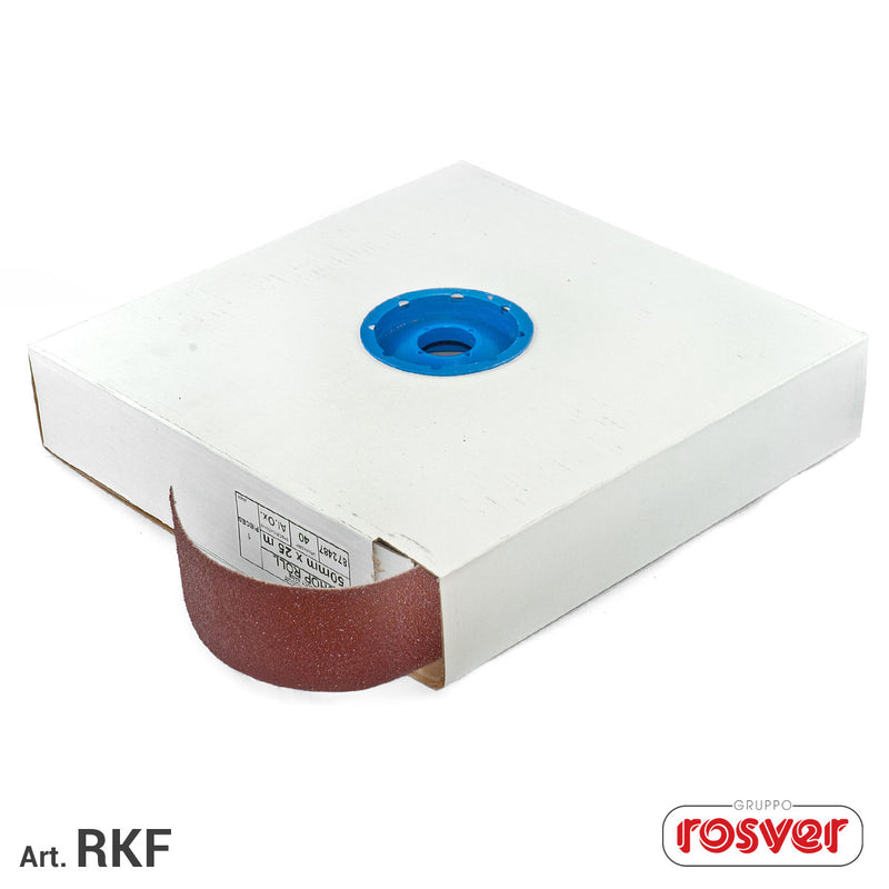 Flexible cloth abrasive roll 40 Grit
