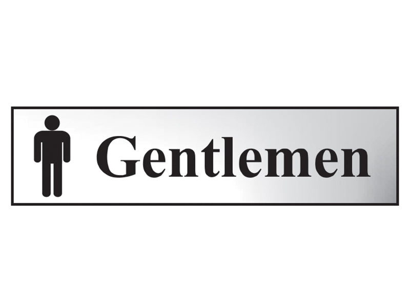 Gentlemen - Polished Chrome Effect 200 x 50mm