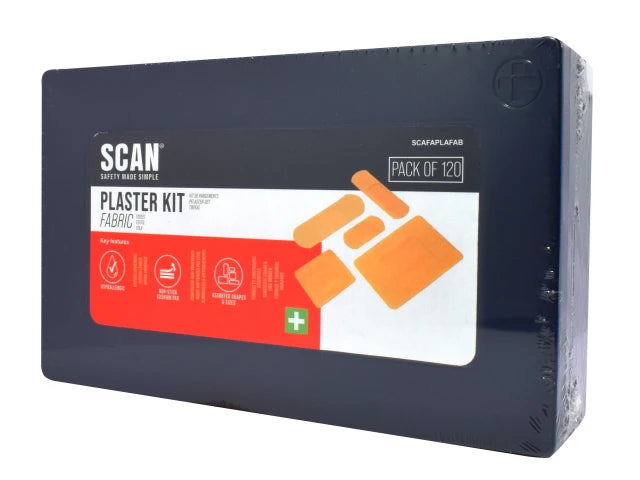 Assorted Hypoallergenic Fabric Plasters 120