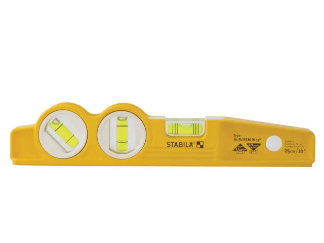 81 SV REM W45 Rare Earth Magnetic Torpedo Level 25cm Fixed