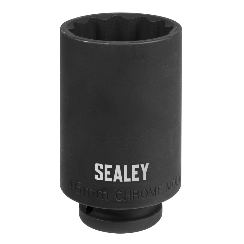 Impact Socket 1/2"Sq Drive 12-Point 46mm
