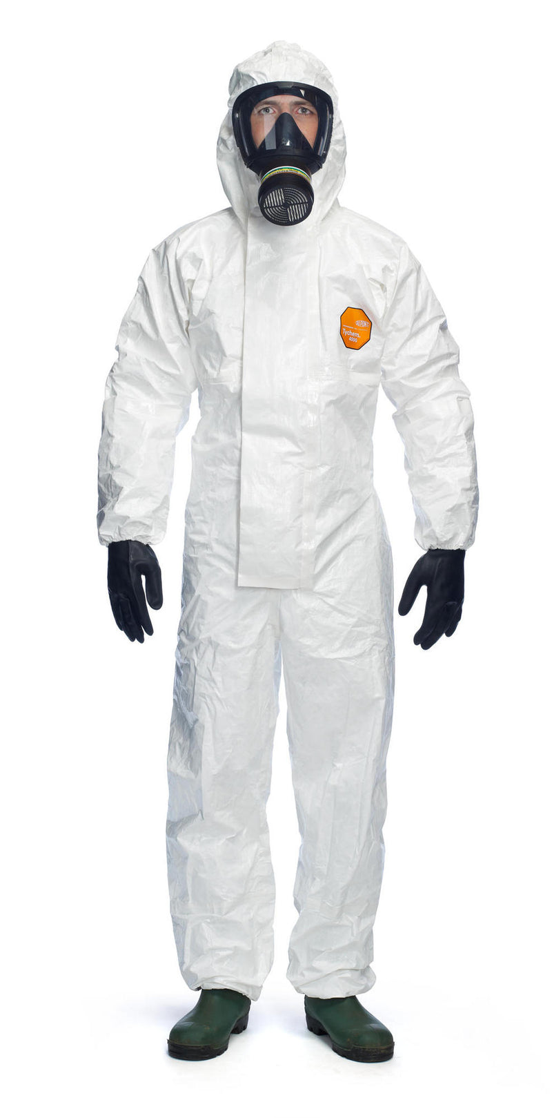 Tychem® 4000s Chz5 Hooded Disposable Coverall White