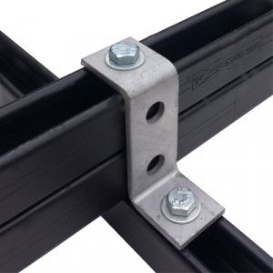 82MM Z BRACKET - FOR (2 X 41MM CHANNEL) - HDG - Box 10