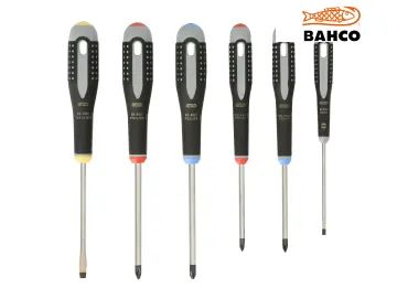BAH9886 BE-9886 ERGO Screwdriver Set, 6 Piece