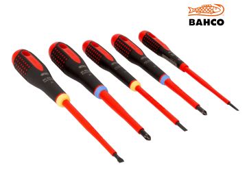 BAH9882S BE-9882S ERGO VDE Insulated Screwdriver Set, 5 Piece
