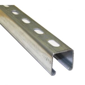 41x41x2.5mm Slotted Channel HDG - 3 Metre