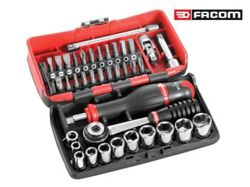 FCMR2NANO 1/4in Drive R2NANO Socket Set, 38 Piece