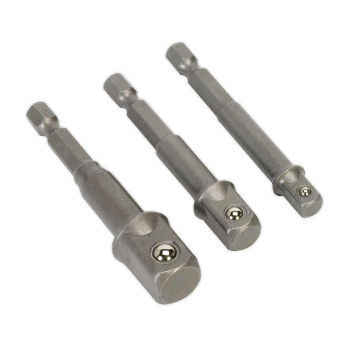 Premier Power Tool Socket Adaptor Set 3pc