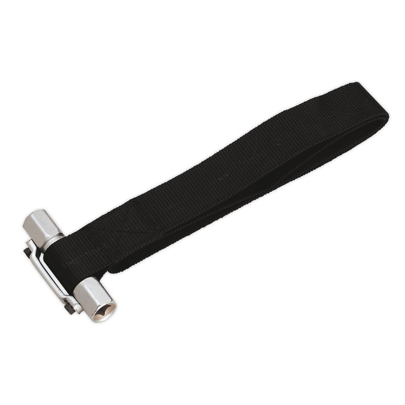 Oil Filter Strap Wrench 3/8" & 1/2"Sq Drive 300mm Capacity