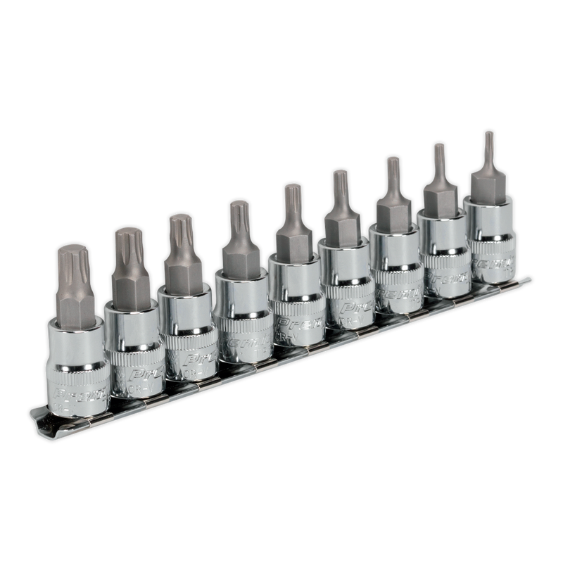 Premier TRX-P* Socket Bit Set 3/8"Sq Drive 9pc