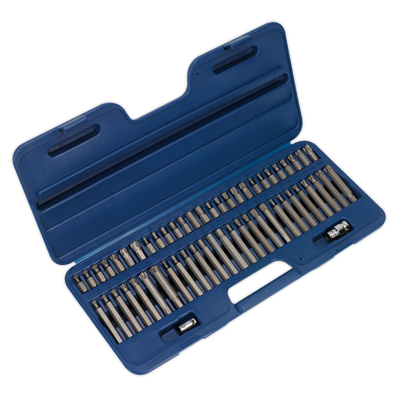 Premier Security TRX-Star*/Hex/Ribe/Spline Bit Set 3/8" & 1/2"Sq Drive 56pc