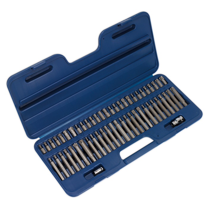 Premier Security TRX-Star*/Hex/Ribe/Spline Bit Set 3/8" & 1/2"Sq Drive 56pc