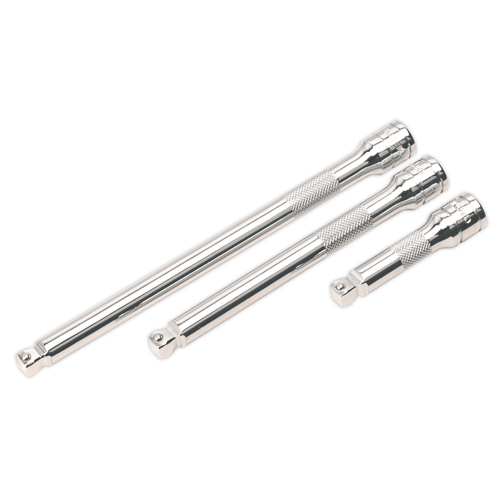 Premier Wobble/Rigid Extension Bar Set 3/8"Sq Drive 3pc