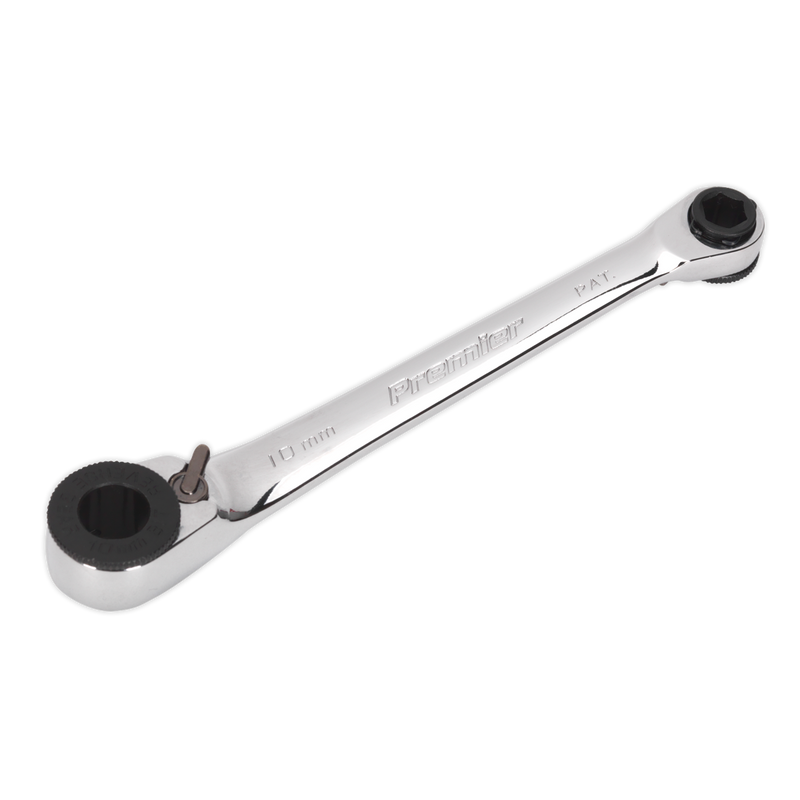 Premier Reversible Ratchet Spanner 1/4"Hex x 10mm Hex