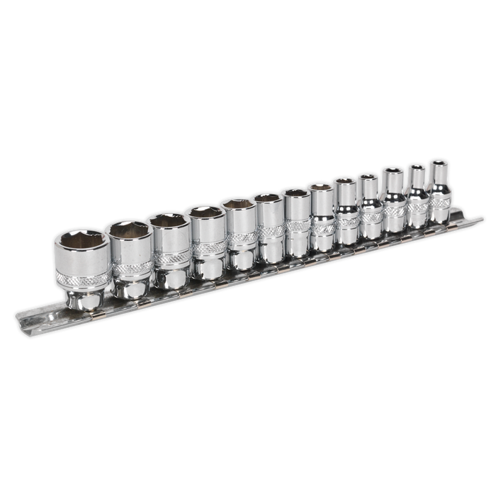 Premier Lock-On Socket Set 1/4"Sq Drive 13pc