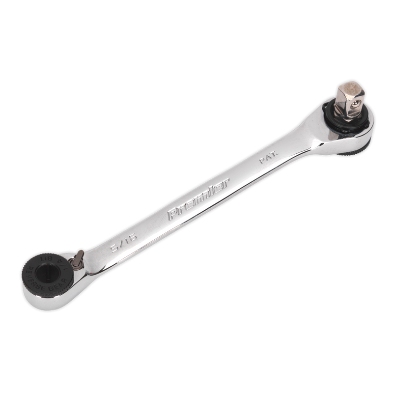 Premier Ratchet Spanner 1/4"Hex x 5/16"Hex Drive with 1/4"Sq Drive Adaptor