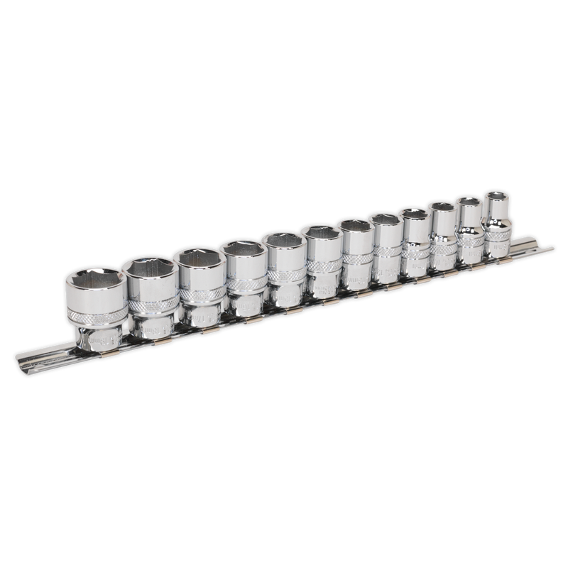 Premier Lock-On Socket Set 3/8"Sq Drive 12pc