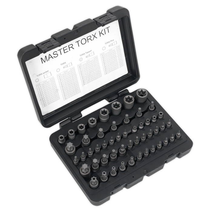 Premier TRX-Star* Master Socket Set 52pc 1/4", 3/8" & 1/2"Sq Drive 52pc