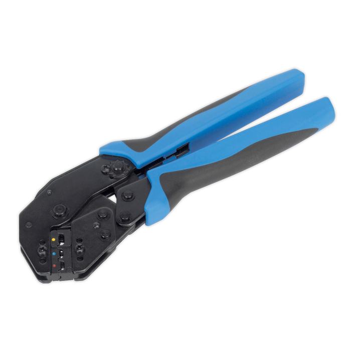 Angled Head Ratchet Crimping Tool Insulated Terminals