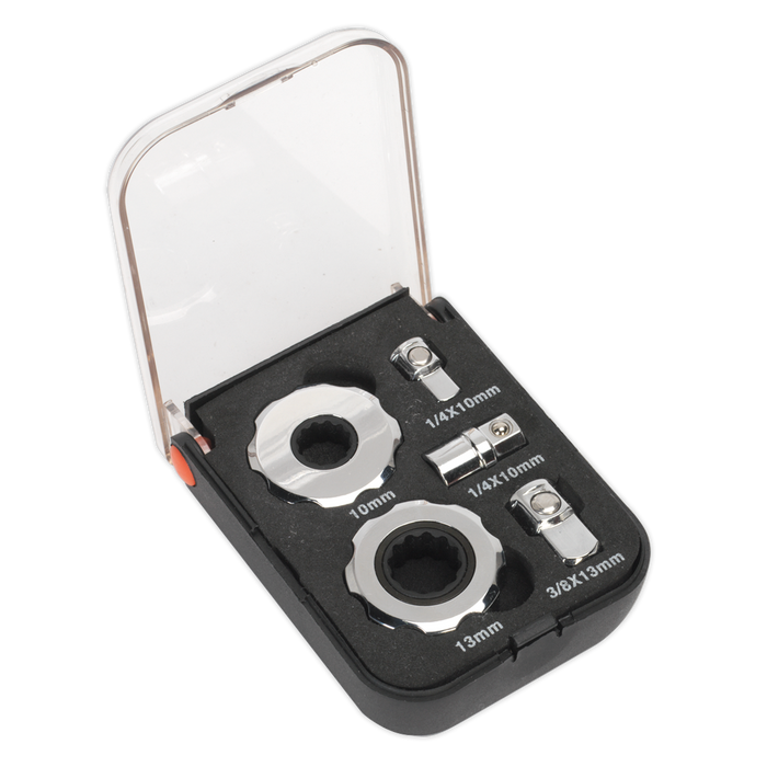 Premier Palm Ratchet Set 1/4" & 3/8"Sq Drive 5pc