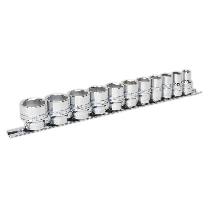 Premier Imperial Lock-On Socket Set 3/8"Sq Drive 11pc