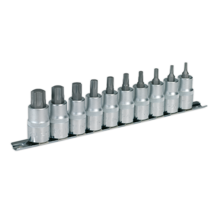 Premier TRX-Star* Socket Bit Set 1/2"Sq Drive 10pc