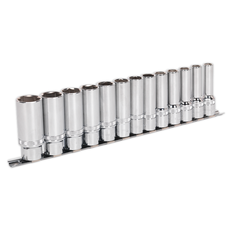 Premier Deep Lock-On Socket Set 1/2"Sq Drive 13pc