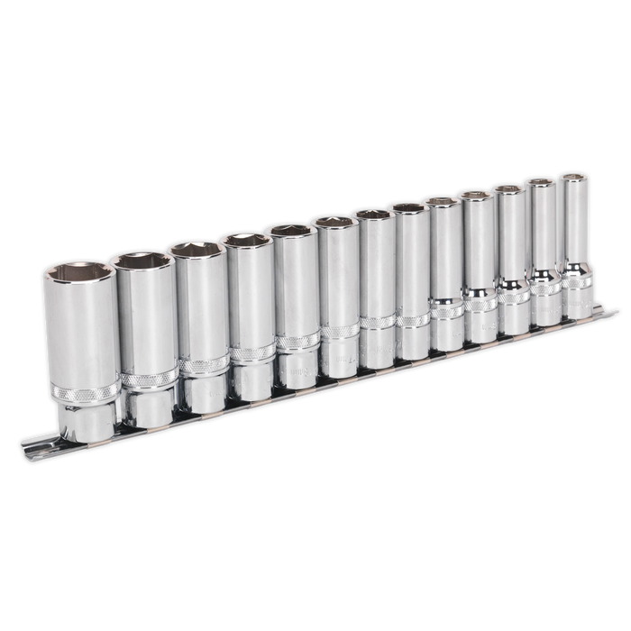 Premier Deep Lock-On Socket Set 1/2"Sq Drive 13pc