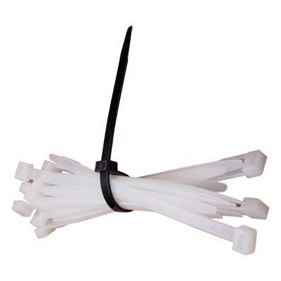 4.6 X 400 MM NEUTRAL CABLE TIES POLYAMIDE 6.6 x100