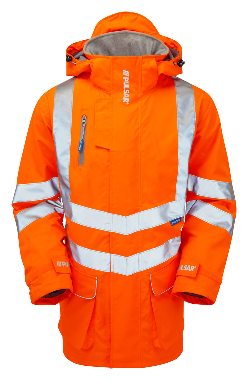 PULSAR® PROTECT HV Orange Padded Storm Coat