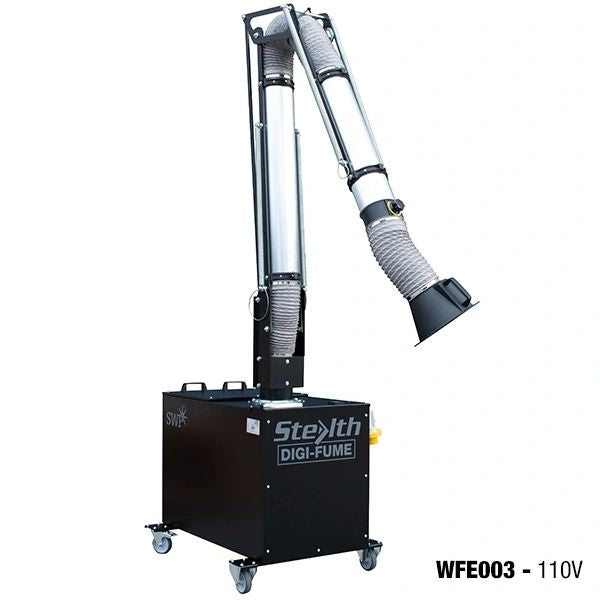 Stealth Mobile Fume Extraction Unit - 3m Arm - 110v — Hydrofast