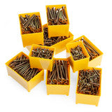 Mixed Single Thread PZ2 Woodscrews (Pack Of 1000)