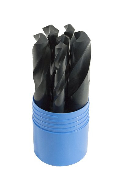 HSS 118 Degree Point Steam Temper Reduced Shank Blacksmith Drill