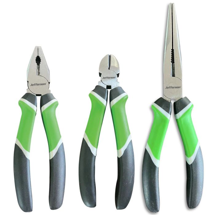 3 Piece Hi-Vis Plier Set