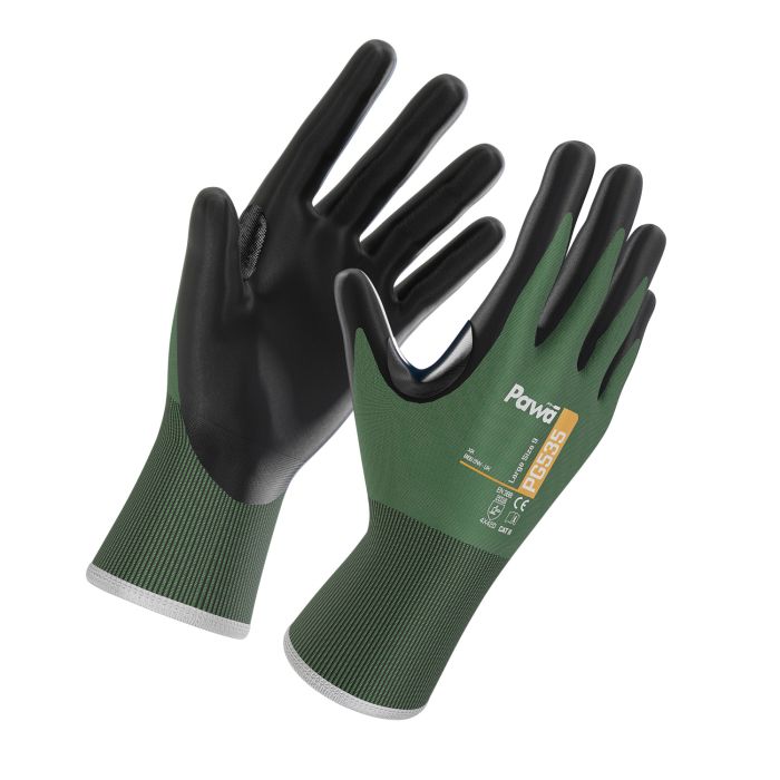 Pawa PG535 Ultrafine Anti-Cut Gloves (Cut D - EN 388:2016 4X42D)