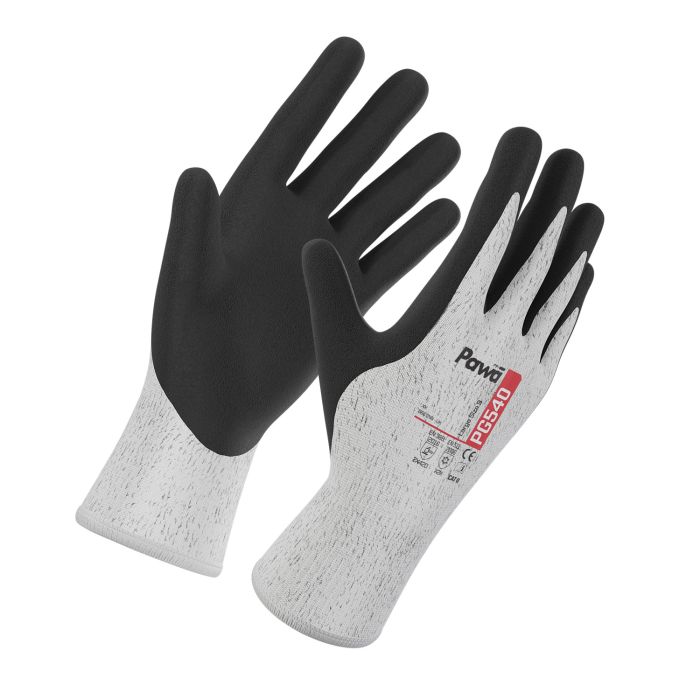 Pawa PG540 Cut-Resistant Thermal Gloves (Cut D - EN388:2016 levels 2-X-4-2-D)