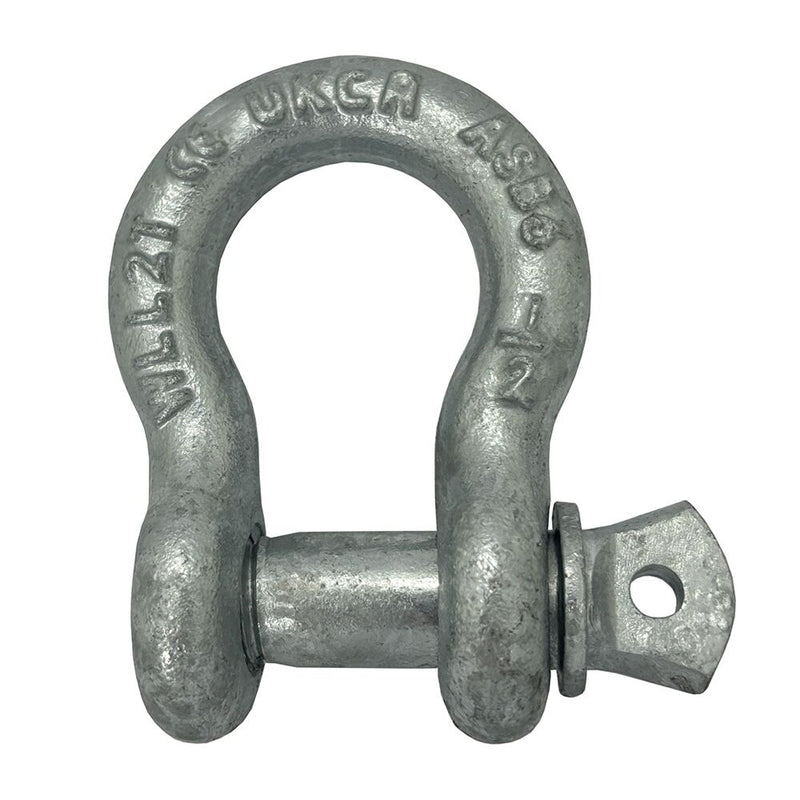 Galvanised Steel Lifting Bow Shackles – US Federal RR-C-271 Standard